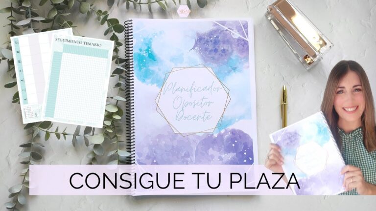 Gu&iacute;a para ser un organizador de oposiciones eficiente