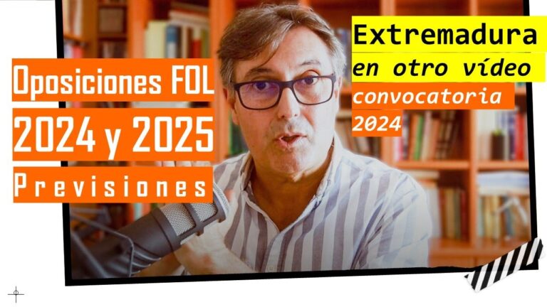 Prepárate para las oposiciones FOL 2024