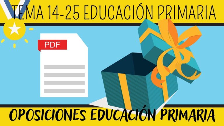 Gu&iacute;a completa para preparar el tema 17 de las oposiciones de primaria