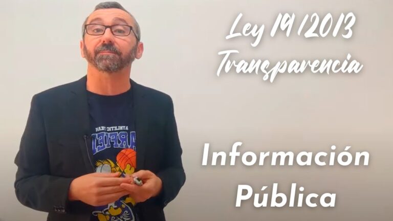 Resumen Ley 19/2013 para Oposiciones