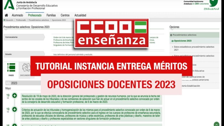 Méritos en oposiciones de secundaria: Clave para el éxito