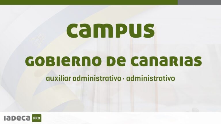 Oposiciones Abiertas en Canarias: &iexcl;Prep&aacute;rate para el &Eacute;xito!
