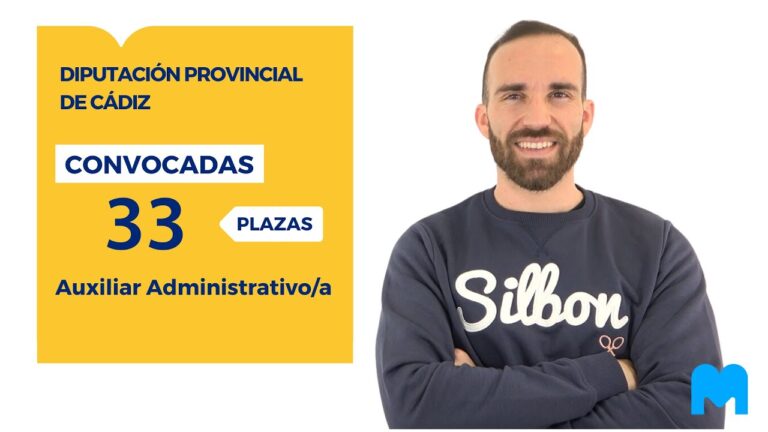 Guía para oposiciones auxiliar administrativo Diputación de Cádiz