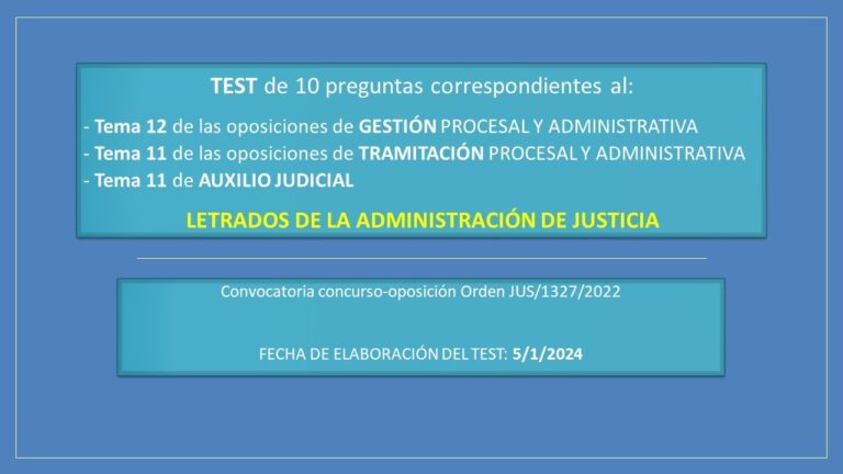 Oposiciones Letrado Administraci&oacute;n Justicia 2024: Gu&iacute;a Completa