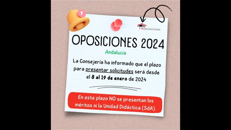 Convocatoria Oposiciones Andalucía: Todo lo que necesitas saber
