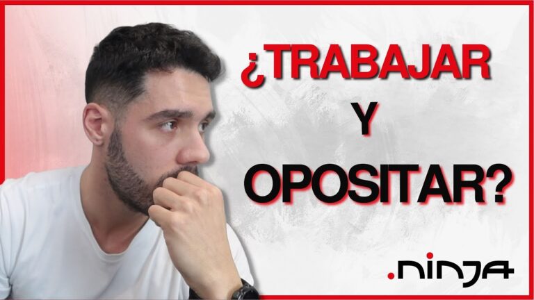 Cómo estudiar oposiciones y trabajar: consejos y estrategias eficientes