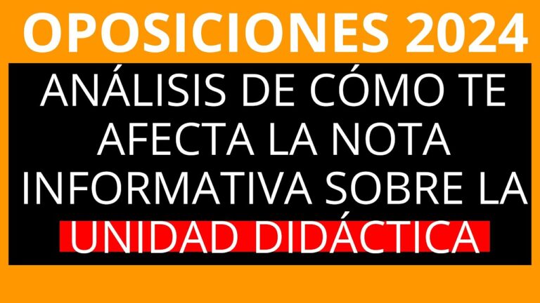 Unidad Didáctica para Oposiciones de Secundaria 2024: Guía Completa