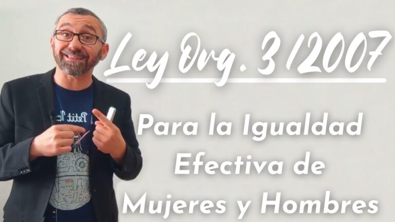 Resumen Ley 3/2007 para Oposiciones