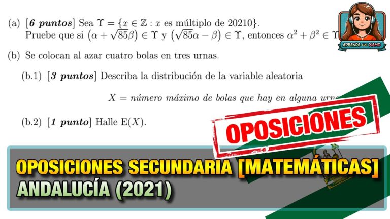 Gu&iacute;a completa para las oposiciones de matem&aacute;ticas en Andaluc&iacute;a