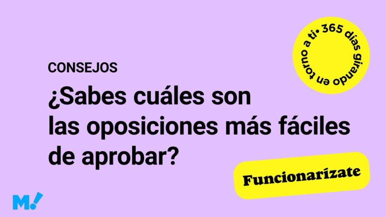 Las oposiciones más fáciles de aprobar: ¿Cuáles son?