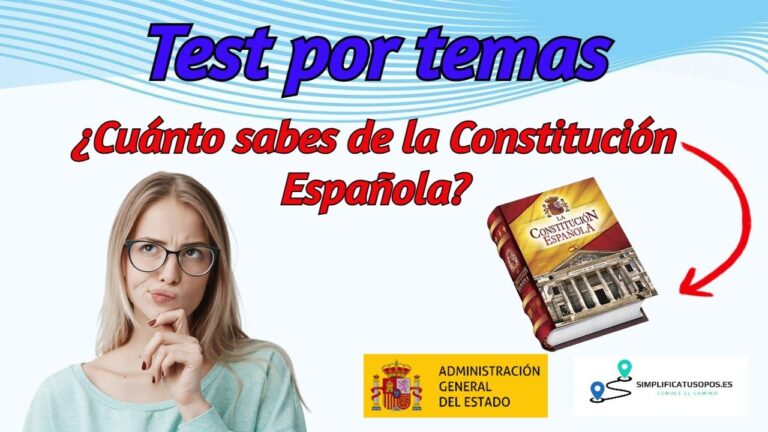 Guía para aprobar el test de la Constitución en oposiciones