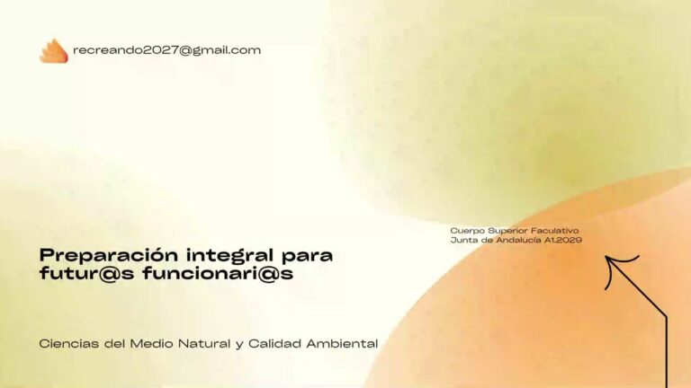 Oposiciones en Ciencias del Medio Natural y Calidad Ambiental: Gu&iacute;a Completa