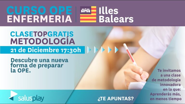 Oposición Enfermería en IB-SALUT: Guía Completa para Prepararse