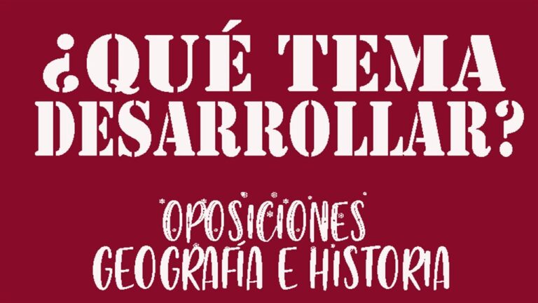 Temas de oposiciones de historia: Gu&iacute;a completa