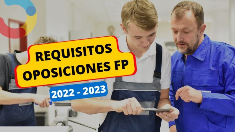 Guía completa para las oposiciones de profesorado de Formación Profesional
