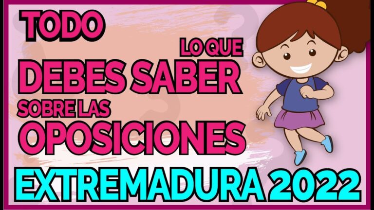 Todo lo que necesitas saber sobre las próximas oposiciones en Extremadura