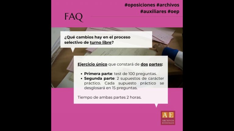 Consejos para aprobar las oposiciones de auxiliar de archivo