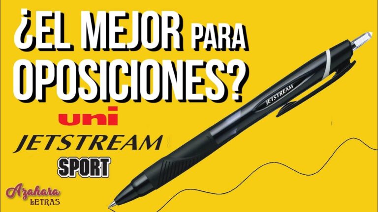 Guía de estudio: El bolígrafo Jetstream para oposiciones