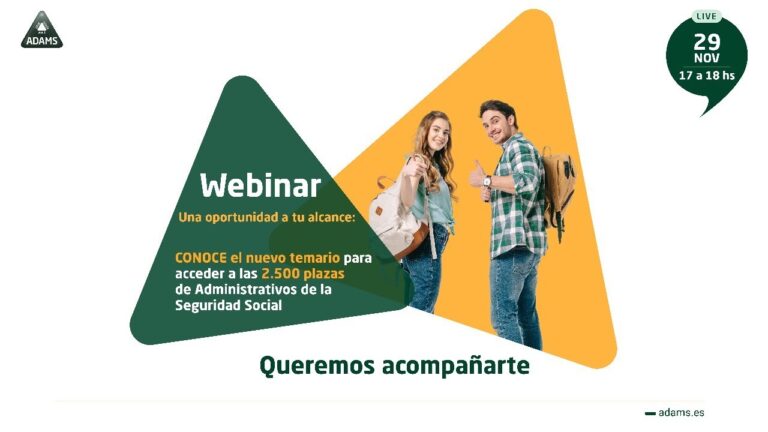 Guía completa para las oposiciones administrativo de Adams
