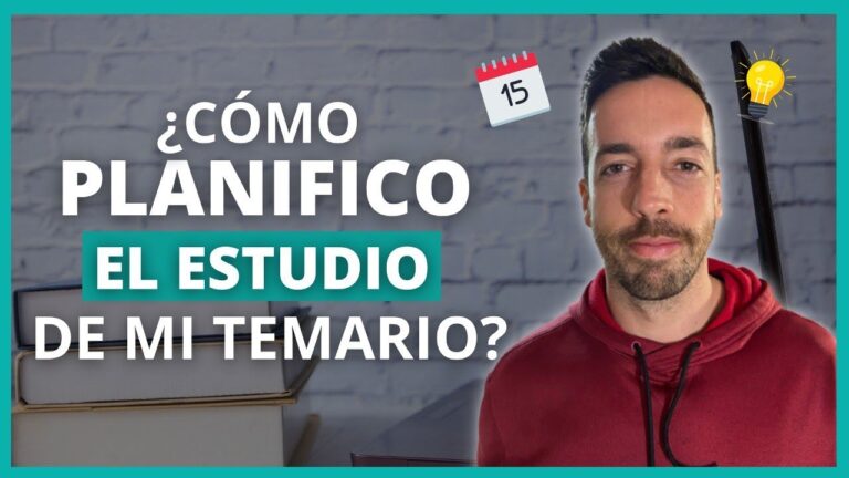 Consejos para planificar oposiciones