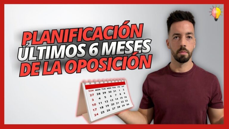 Cómo aprobar oposiciones en 6 meses