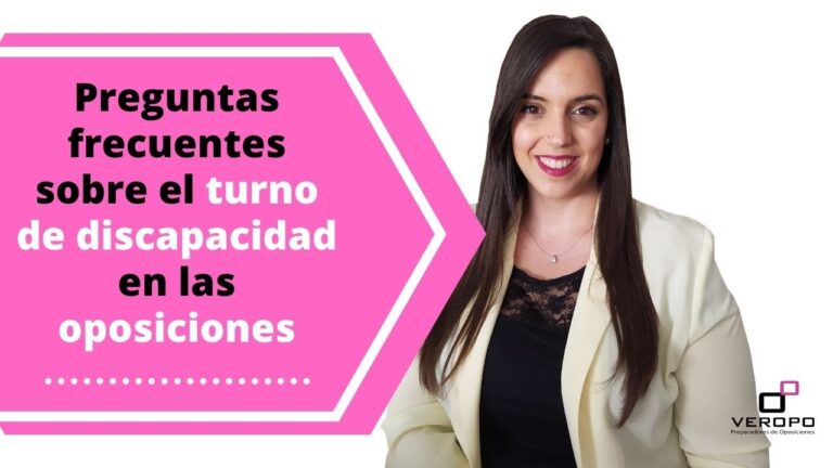 Beneficios de la discapacidad en oposiciones