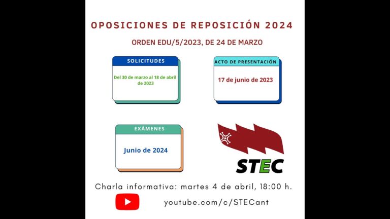 Oposiciones Secundaria Cantabria 2024: &iexcl;Convocatoria Abierta!