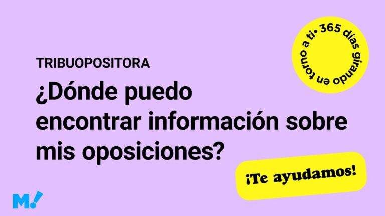 Gu&iacute;a completa de informaci&oacute;n sobre oposiciones