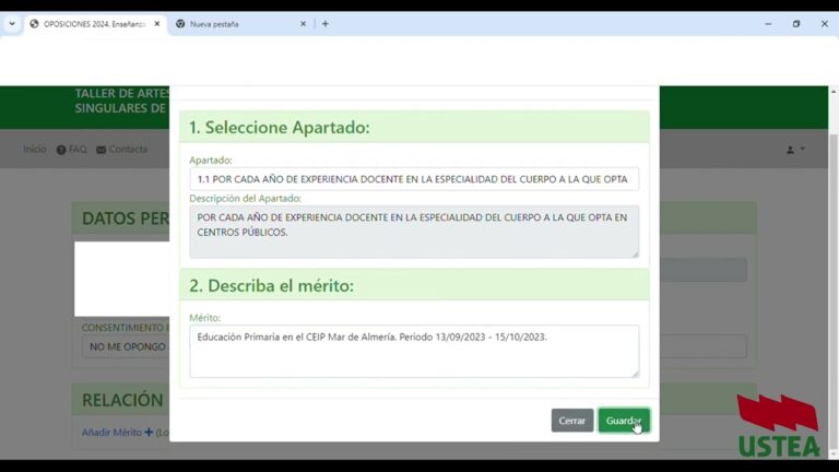 Gu&iacute;a completa para preparar las oposiciones de USTEA en 2024
